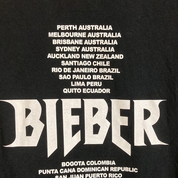 Justin Bieber Concert T-shirt Tee Collectible Fan Gear Streetwear - Picture 9 of 13